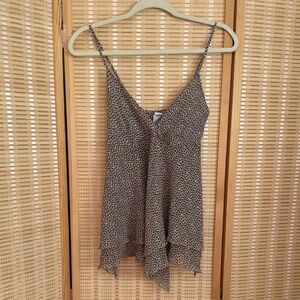 Neiman Marcus Brown Patterned Camisole